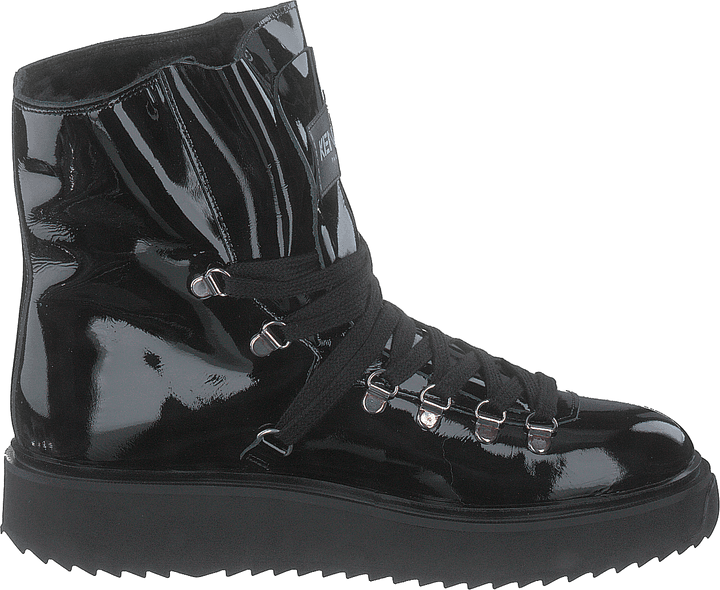 Alaska Boot Schwarz Lack