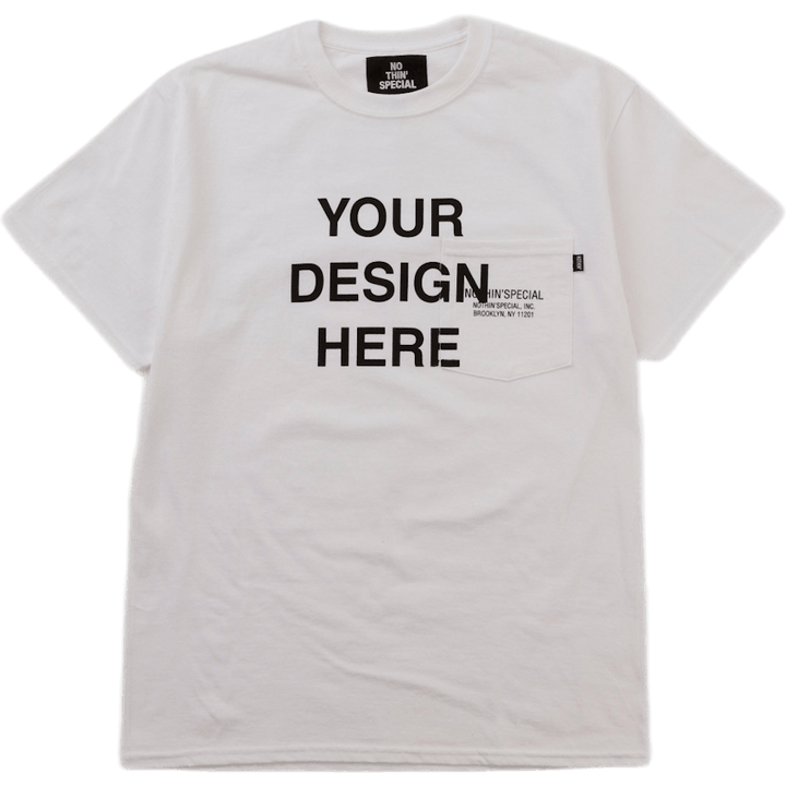 Lag din egen T-skjorte Hvit