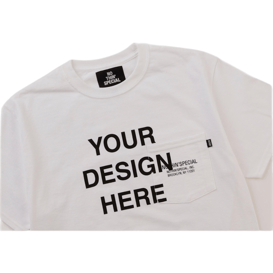 Lag din egen T-skjorte Hvit