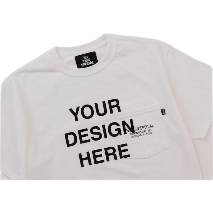 Lag din egen T-skjorte Hvit