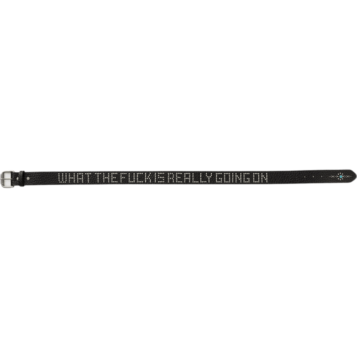 Wtfirgo Nietengürtel Schwarz