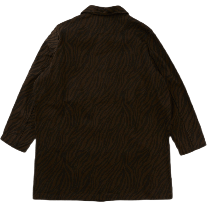 Zebra Trenchcoat Waldgrün