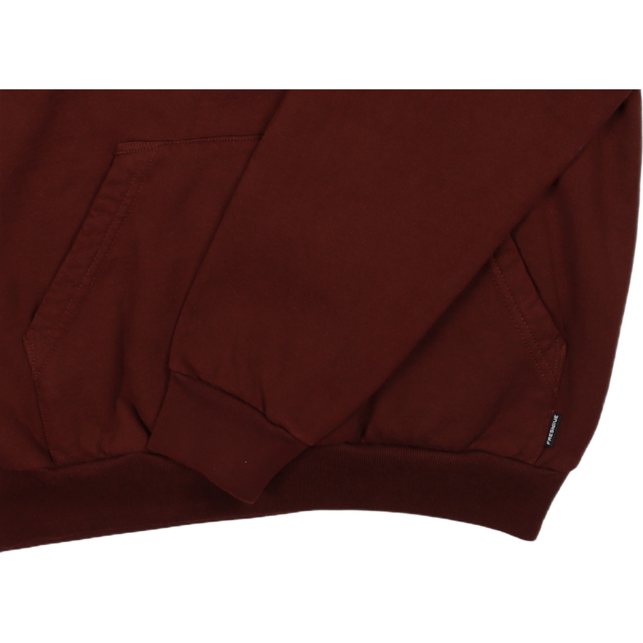 Harte Zeiten Kapuzenpulli Maroon
