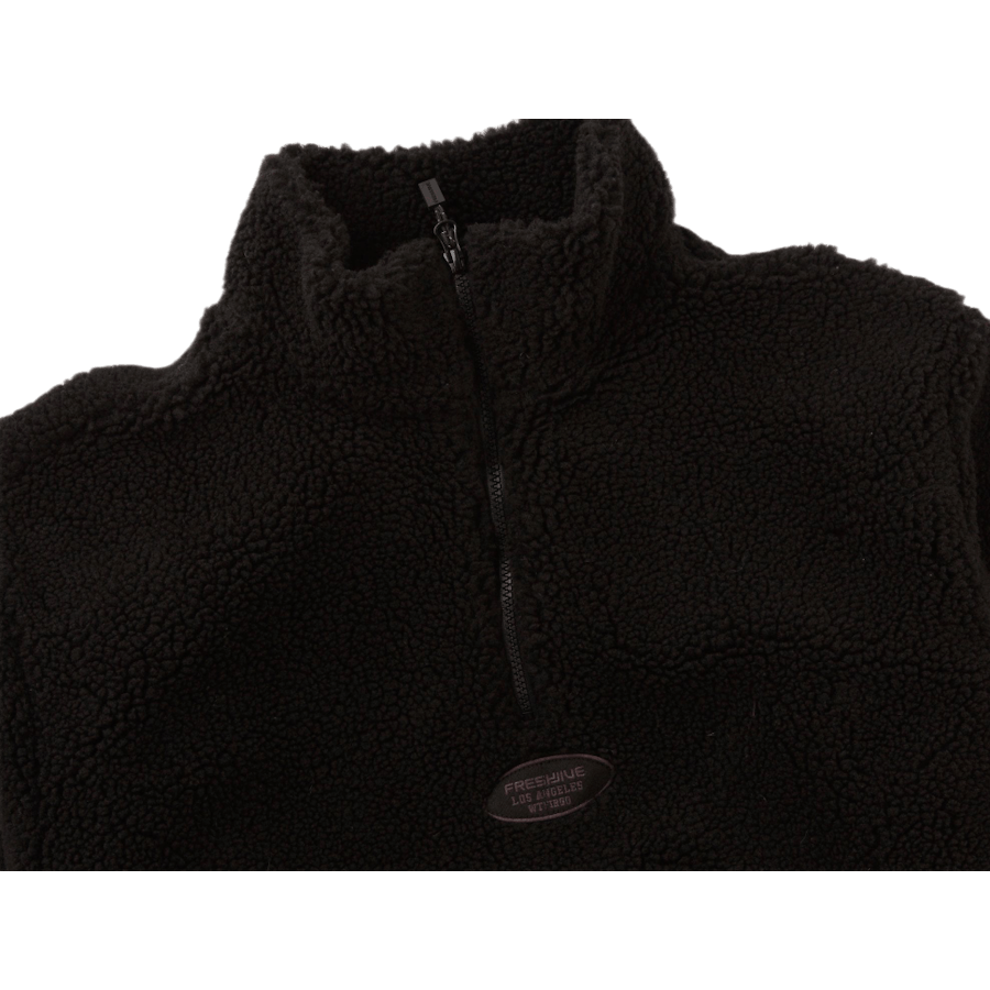 Wtfirgo Sherpa Pullover Schwarz