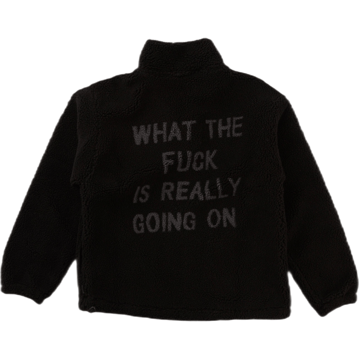 Wtfirgo Sherpa Pullover Schwarz