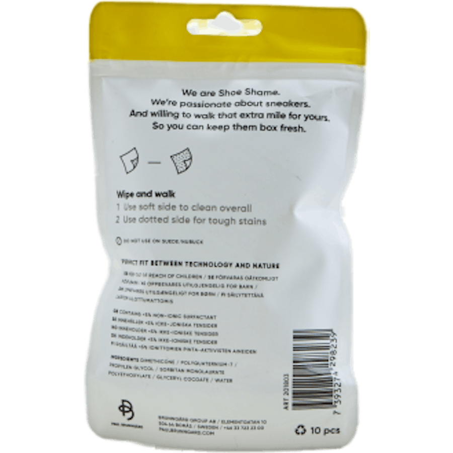 Essuyez et marchez blanc