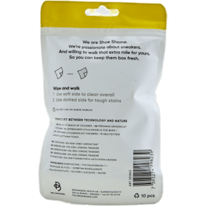 Essuyez et marchez blanc