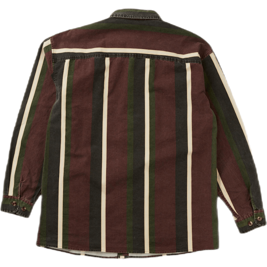 Giacca camicia a righe scure
