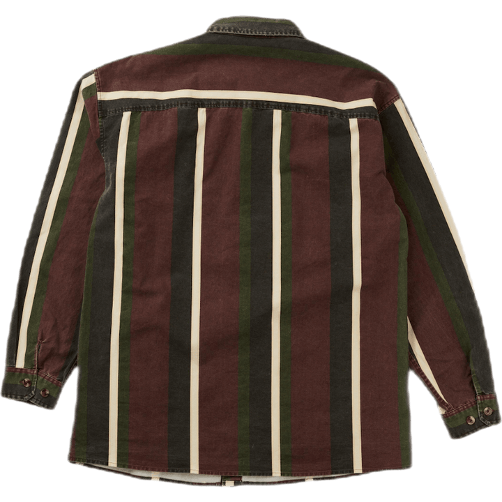 Giacca camicia a righe scure