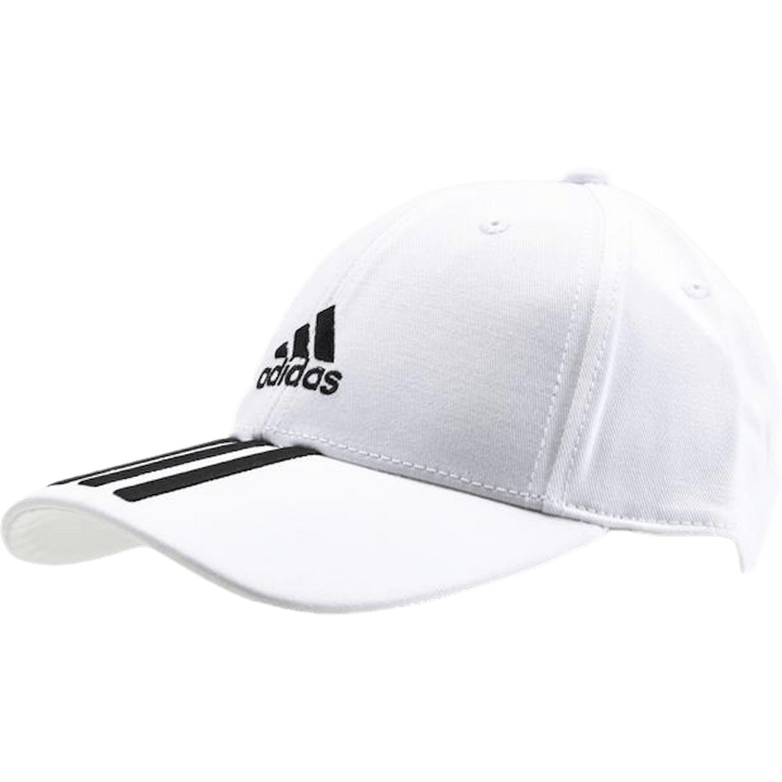 Baseball 3 črte kapa bombaž Twill bela / črna / črna