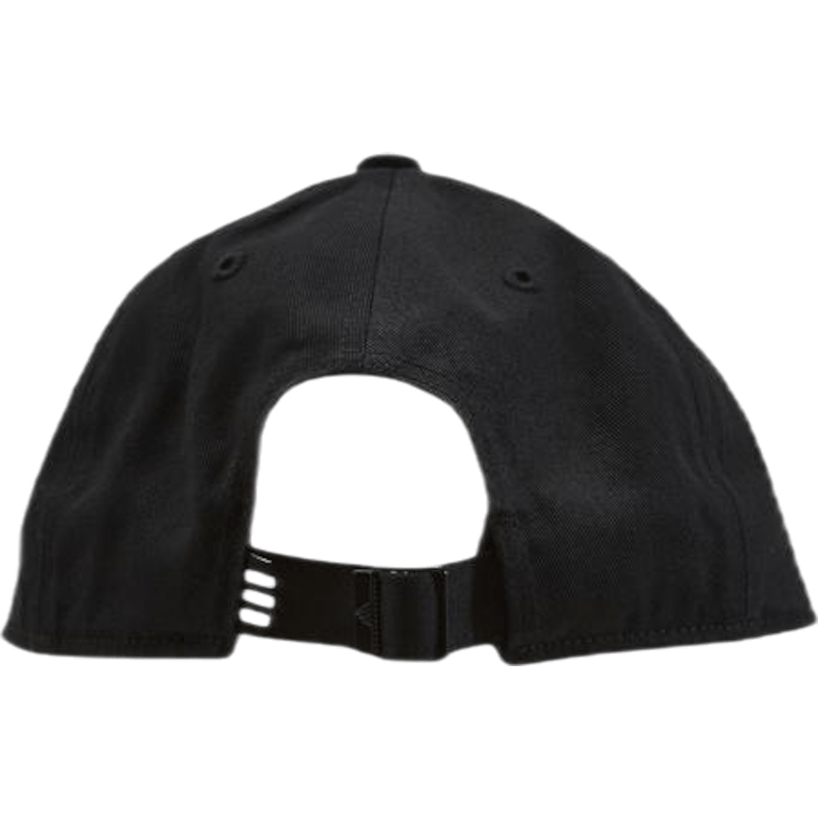 Casquette de baseball en coton sergé noir/noir/blanc