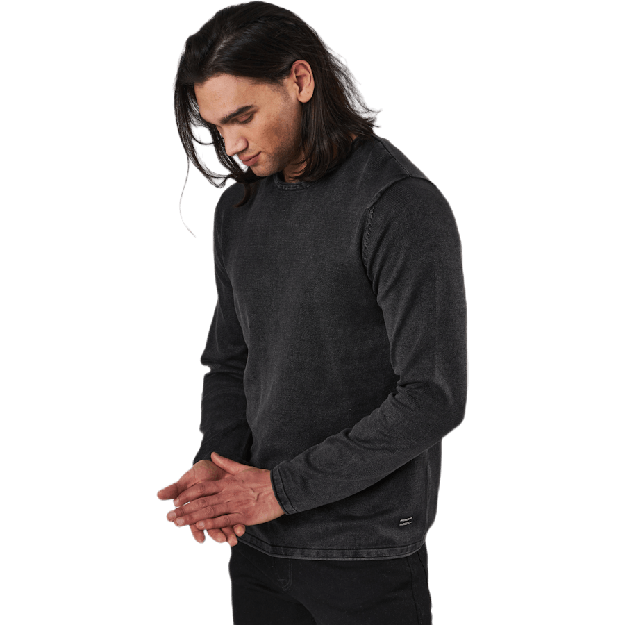 Eleo Knit Crew Neck Caviar