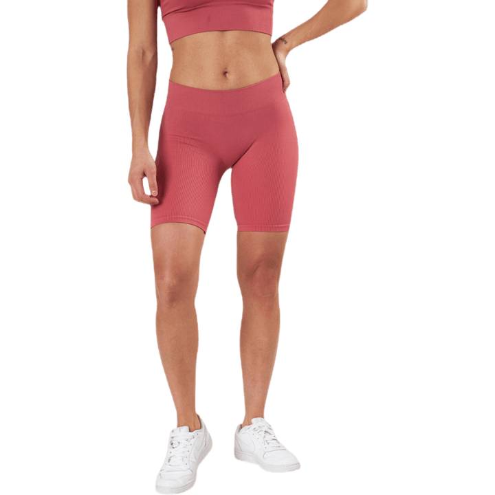 Vicky Rib Naadloos Kort Rood
