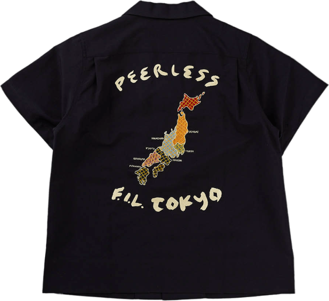 Sanko Souvenir Shirt S/s Navy