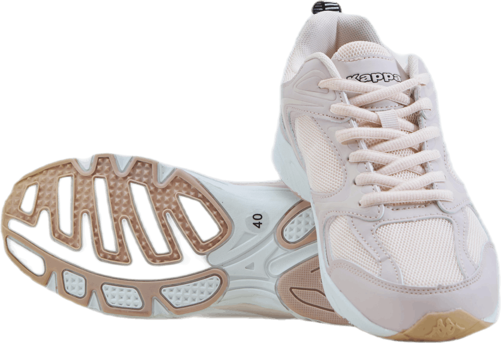 Turnschuhe, Logo Rhys Violett/Weiß