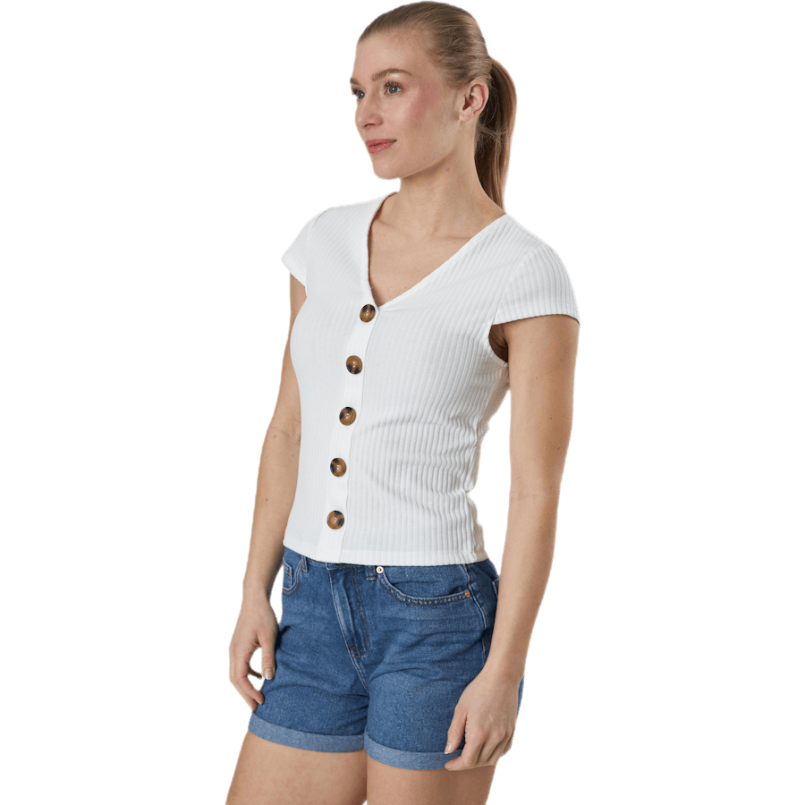 Nella S/S napillinen yläosa Jrs Valkoinen