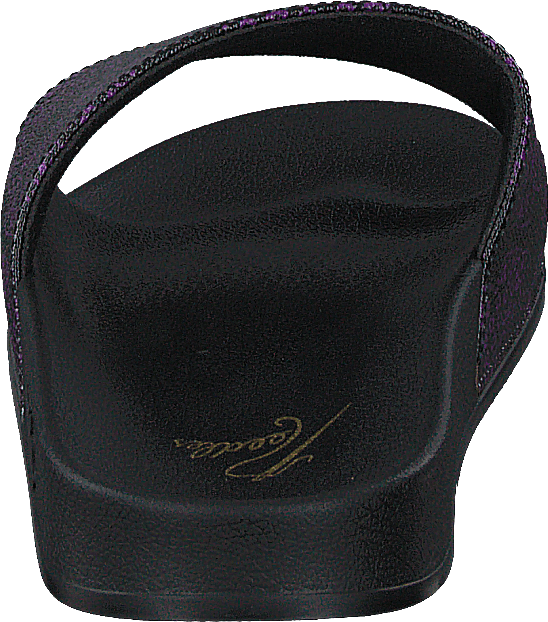 Sandales de douche Papillon PVC Noir