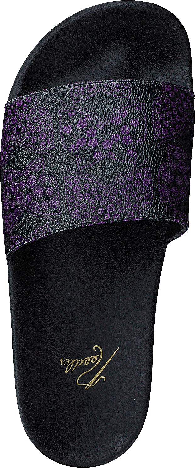 Sandales de douche Papillon PVC Noir