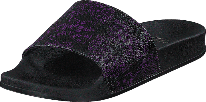 Sandales de douche Papillon PVC Noir