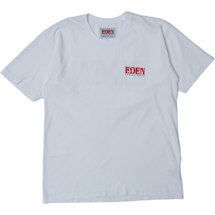 Eden Recycled Short Sleeve Weiß / Rot