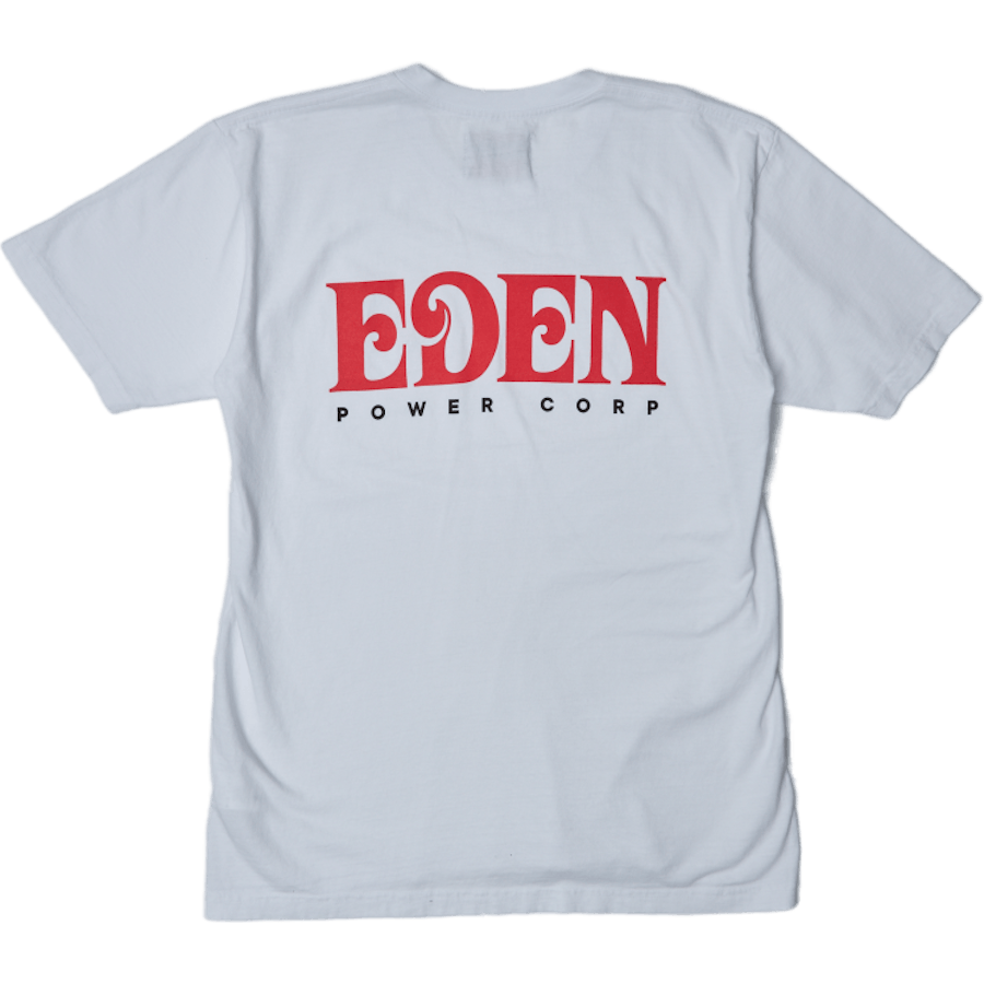 Eden Recycled Short Sleeve Weiß / Rot