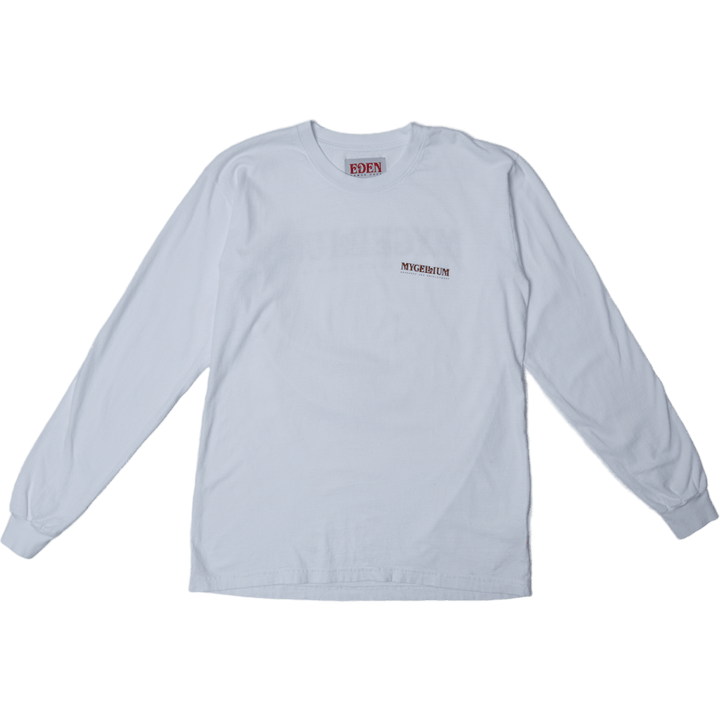 Mycellium Recycled Longsleeve Weiß / Braun