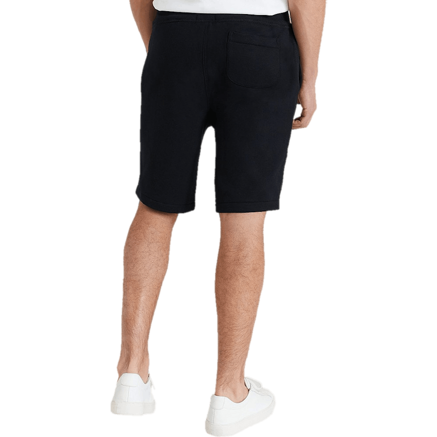 Polo court en polaire The RL de 9,5 pouces, noir