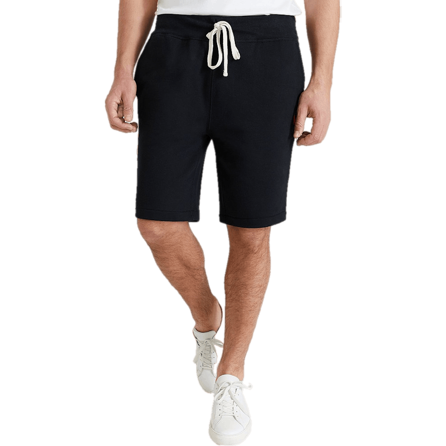 Polo court en polaire The RL de 9,5 pouces, noir