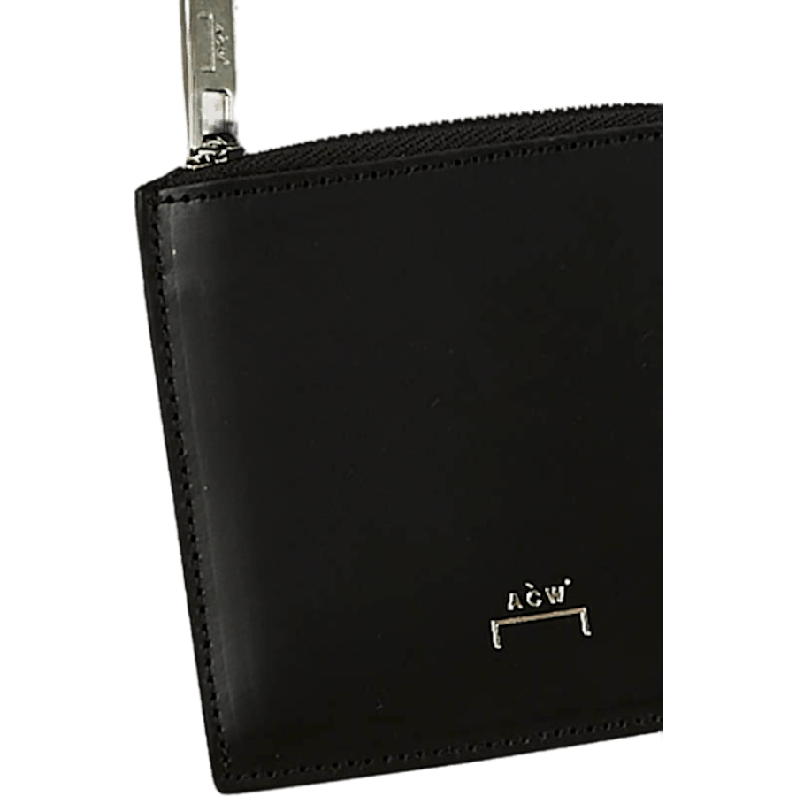 Portamonete in pelle nero