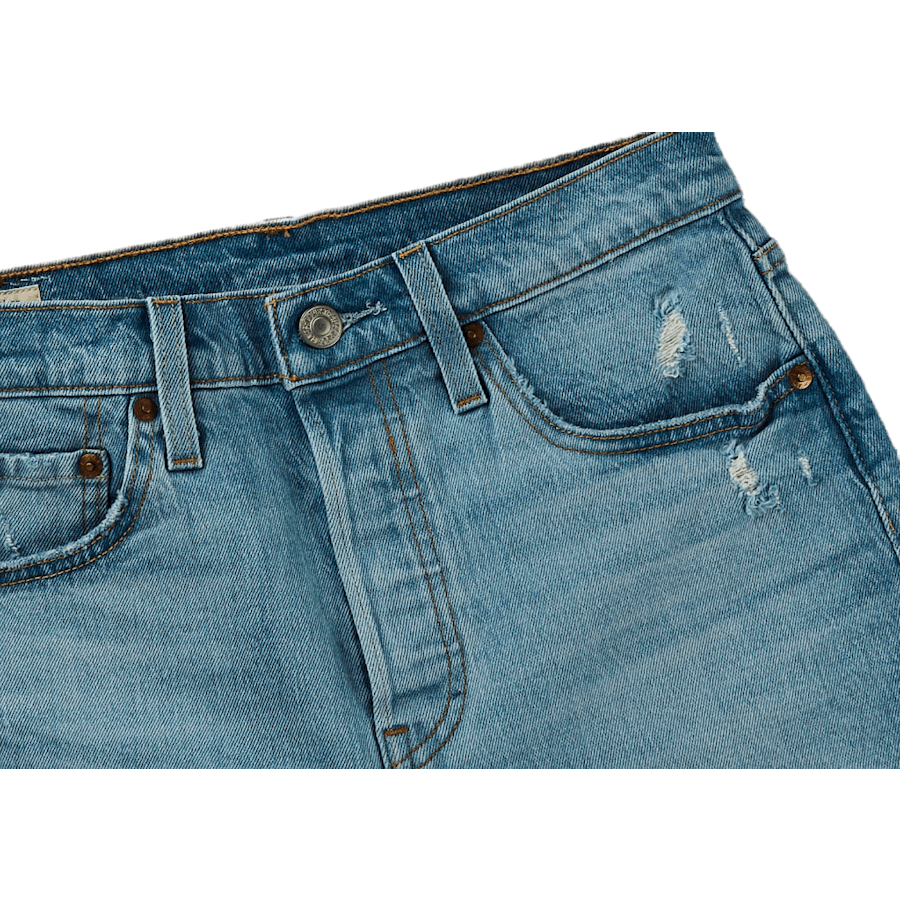 Short mi-cuisse 501 Tango Crus Indigo clair - Porté