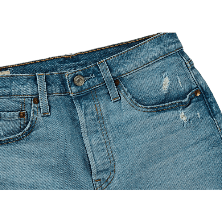 Short mi-cuisse 501 Tango Crus Indigo clair - Porté