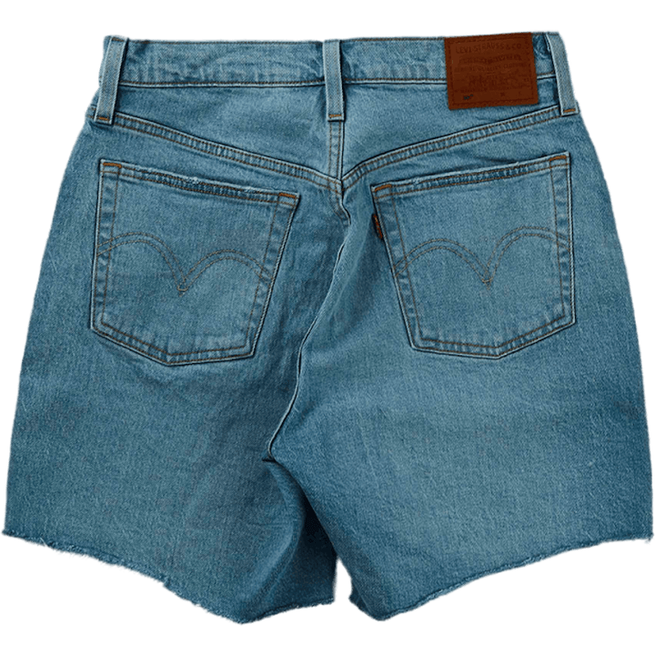 Short mi-cuisse 501 Tango Crus Indigo clair - Porté