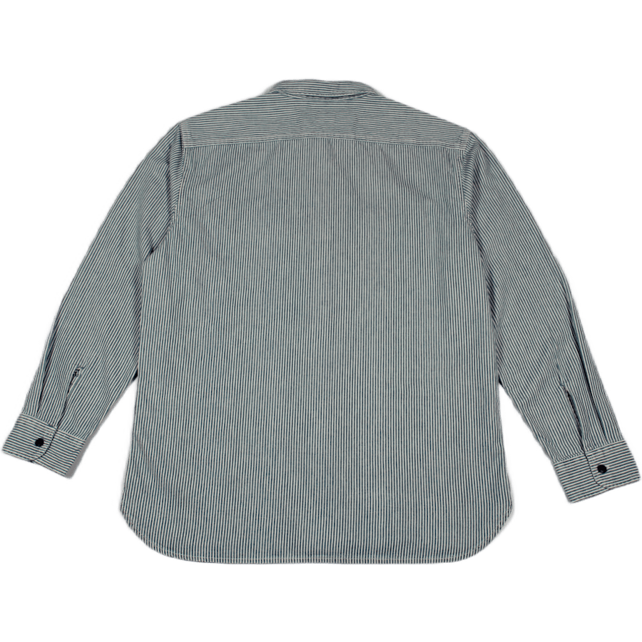 Travailleur classique Hickory Stripe Indigo foncé - Finition mate