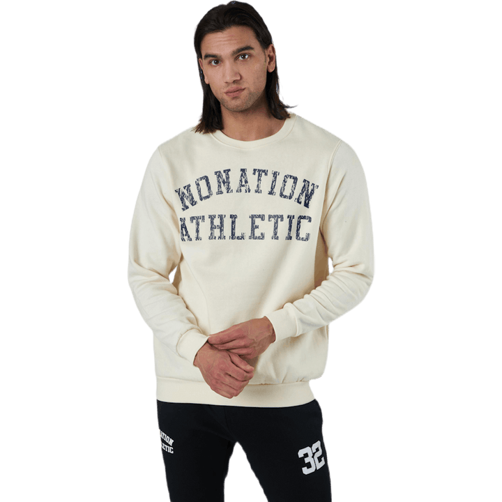 Dacota sweater med rund hals hvid