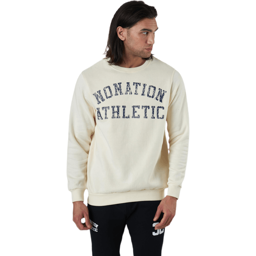 Dacota sweater med rund hals hvid