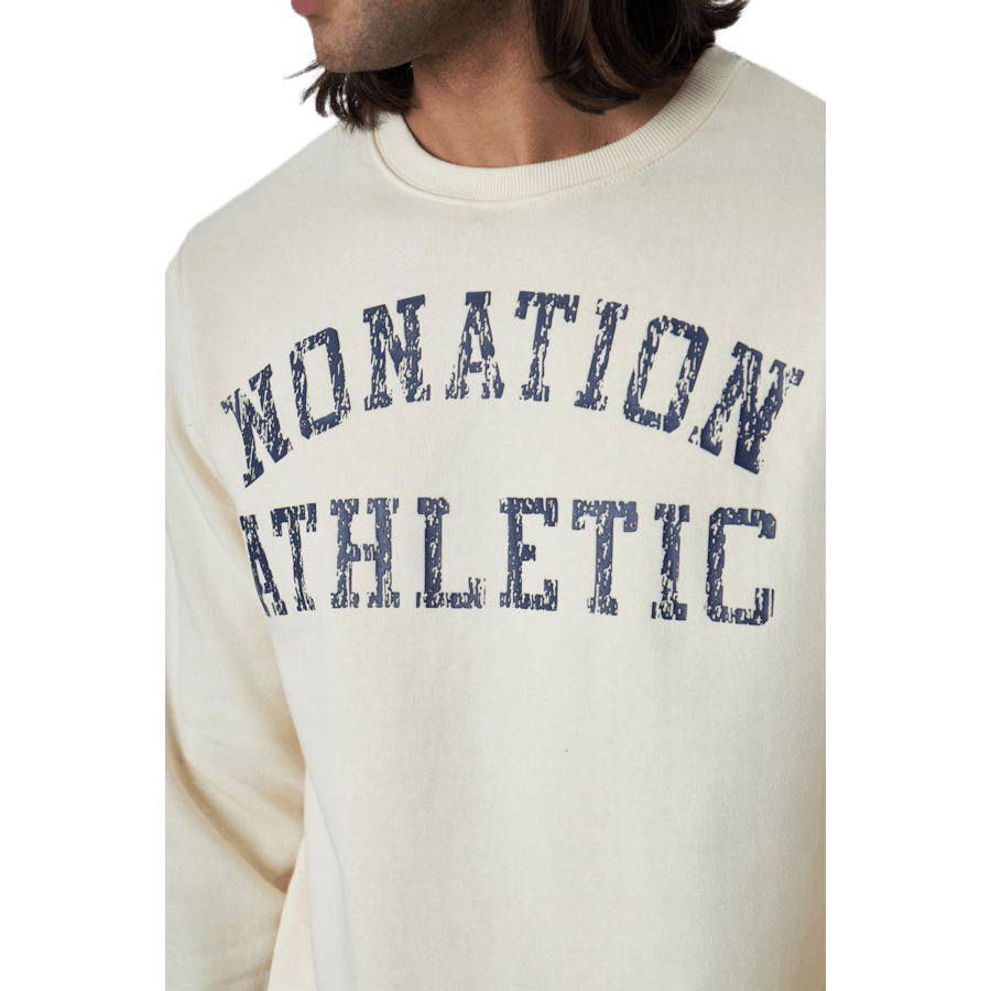 Dacota sweater med rund hals hvid