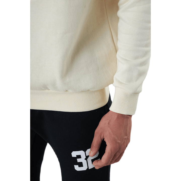 Dacota sweater med rund hals hvid