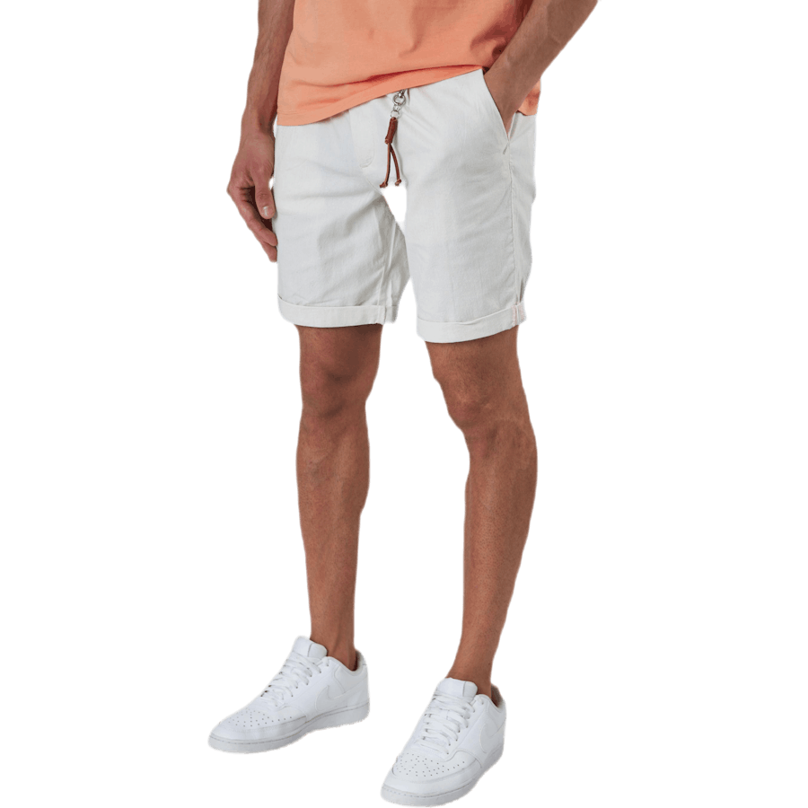 Milton Chino Shorts Akm Leinen Grau