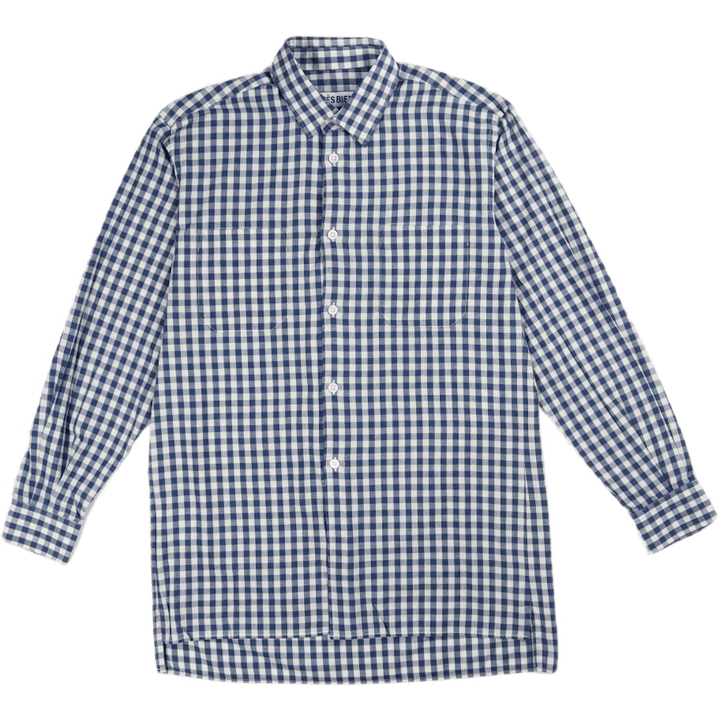 Camicia alta Small Indigo Checks
