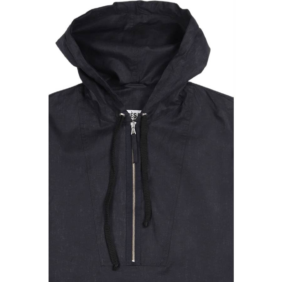 Veste Pop Over Lin Bleu