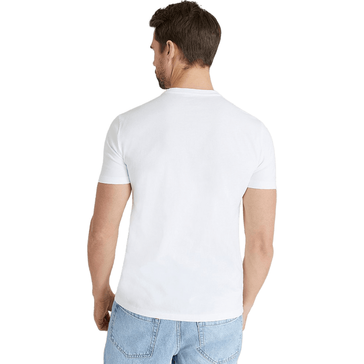 Custom Slim Fit Jersey Crewneck T-skjorte hvit