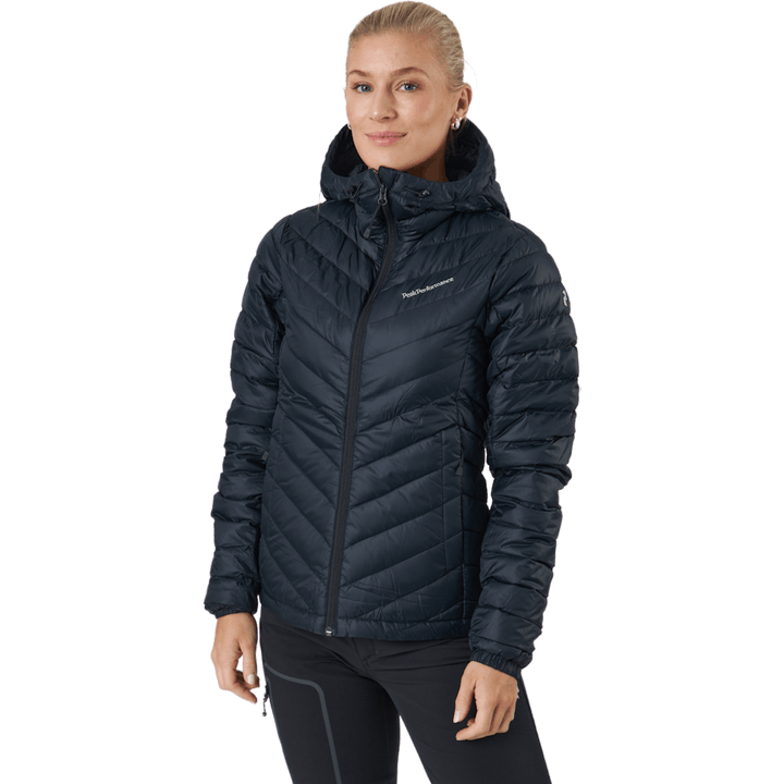 W Frost Down Hood Jacket Schwarz