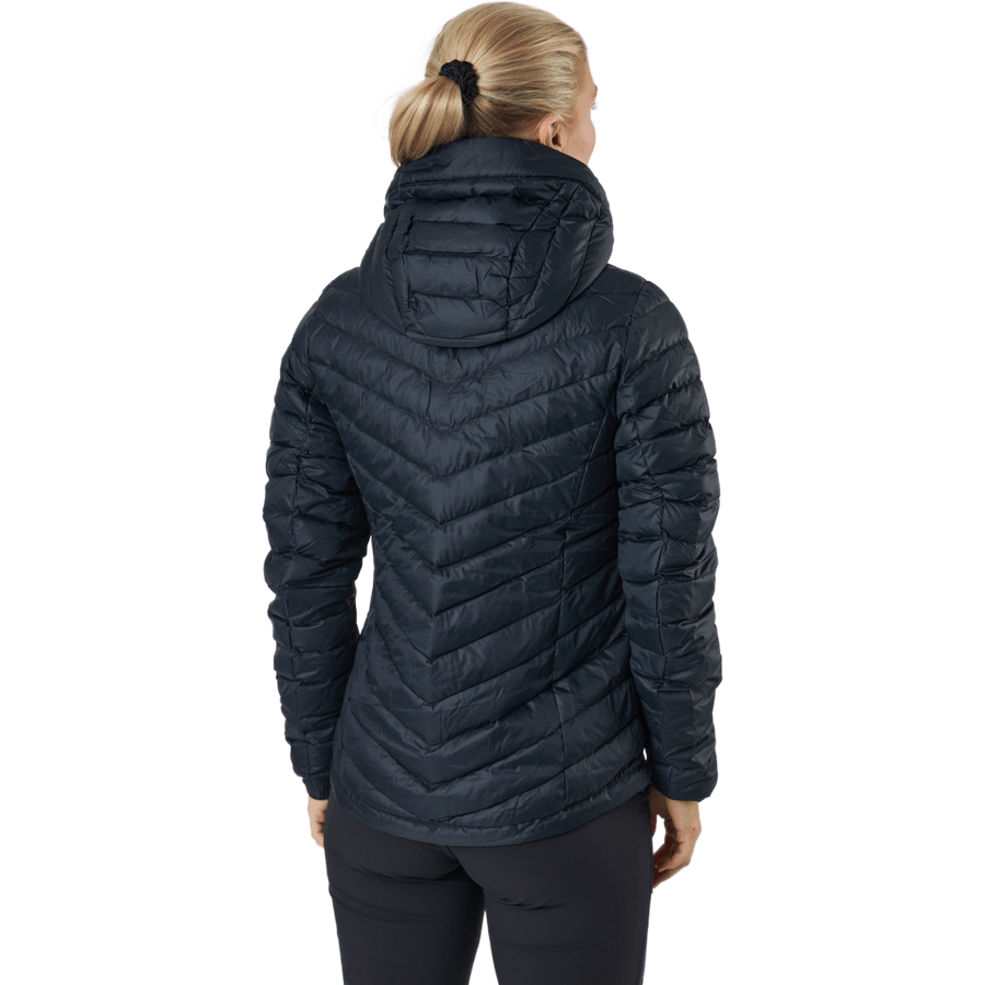 W Frost Down Hood Jacket Schwarz