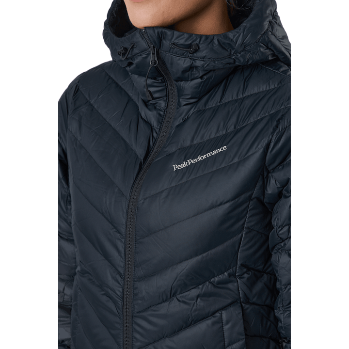 W Frost Down Hood Jacket Schwarz