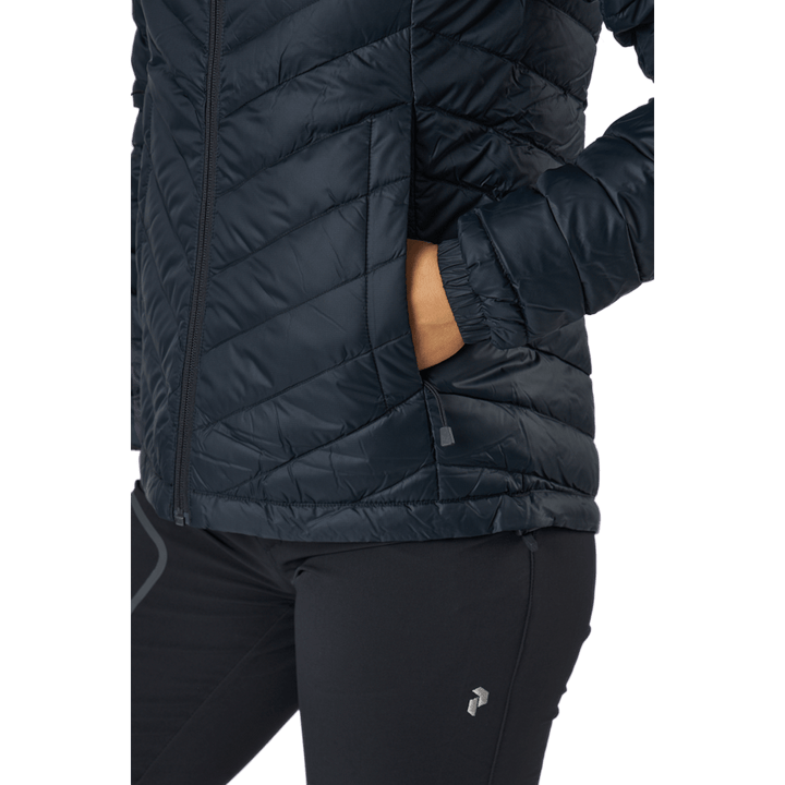 W Frost Down Hood Jacket Schwarz