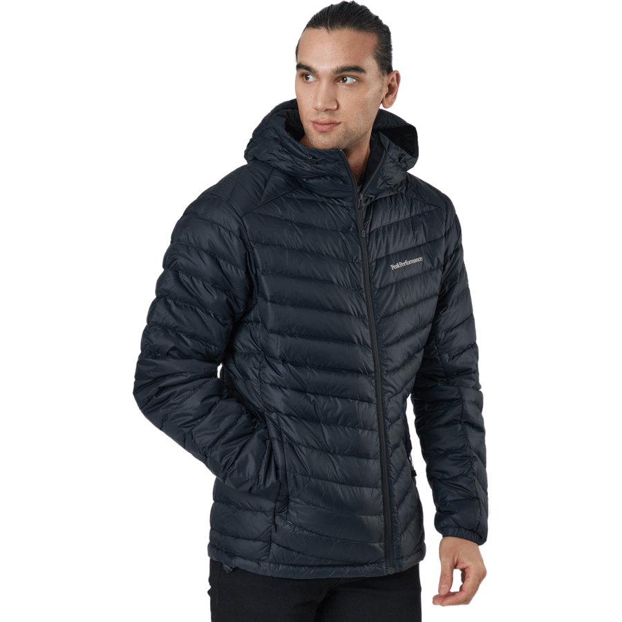 M Frost Down Hood Jacket Schwarz