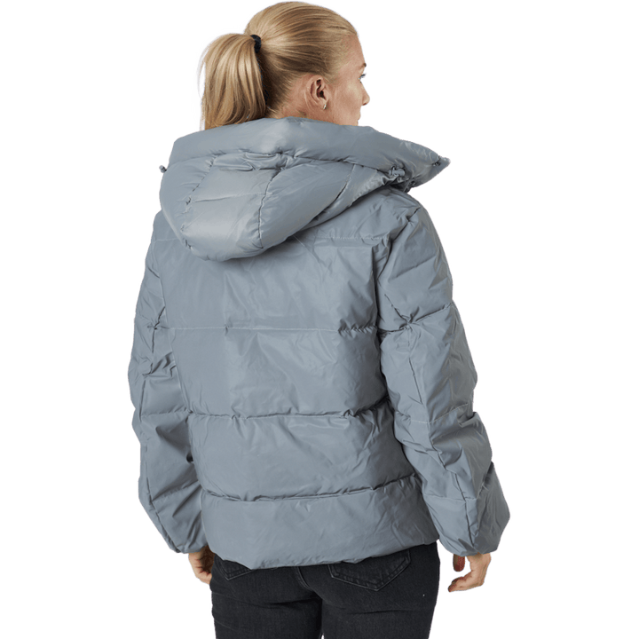 W. Hooded Reflective Puffer Ja Silver