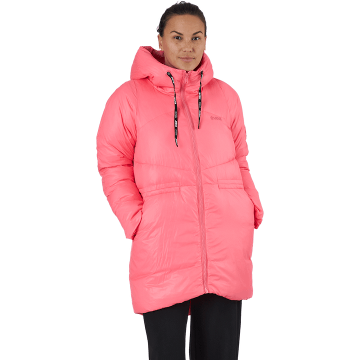 W. Mid Length Shiny Jacket Happy Pink