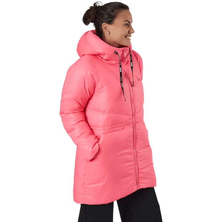 W. Mid Length Shiny Jacket Happy Pink