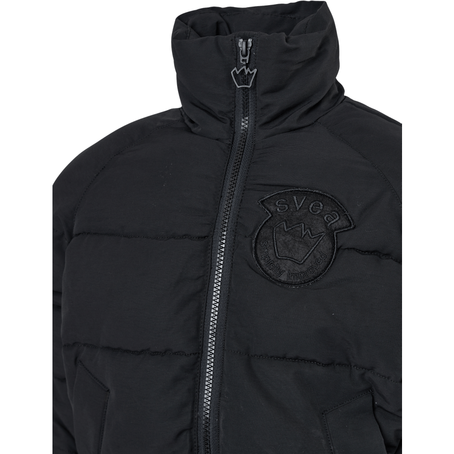 K. Doudoune réfléchissante volumétrique Oui Noir